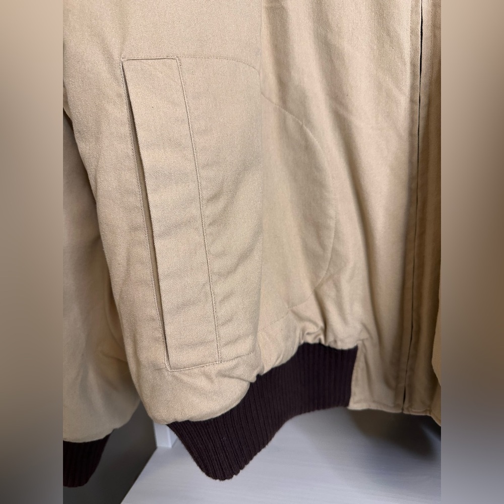 J. Peterman OG Canvas Bomber Jacket!  Like New! Sz XXL - Picture 6 of 8